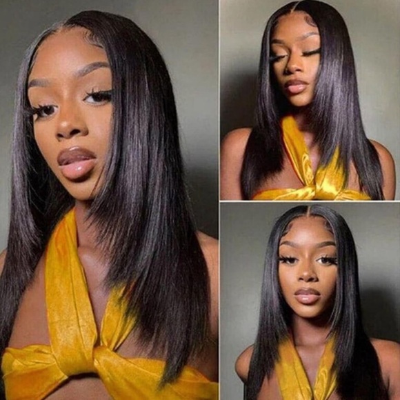 24” Black Lace Front Wear & Go WIG NEW